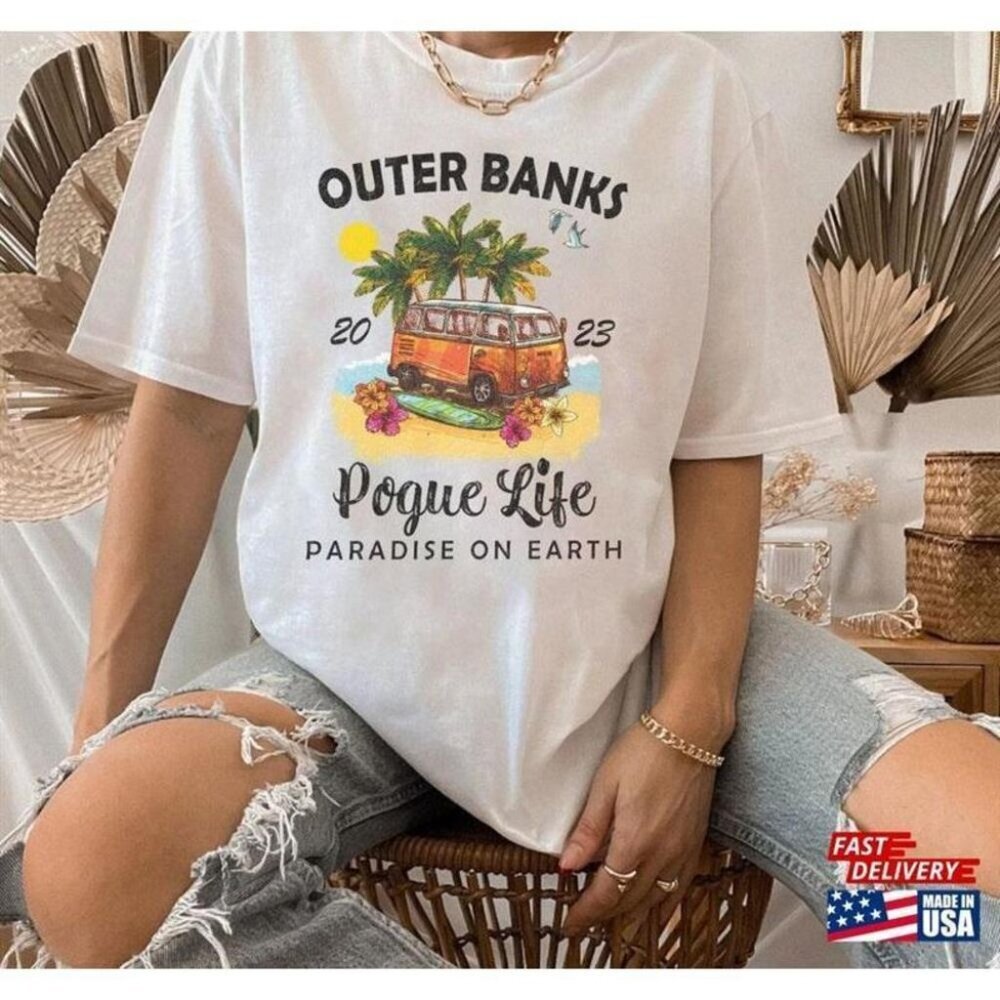 Outer Banks Pogue Life 2023 Paradise On Earth OBX3 Pogue Unisex Tee T-Shirt  91